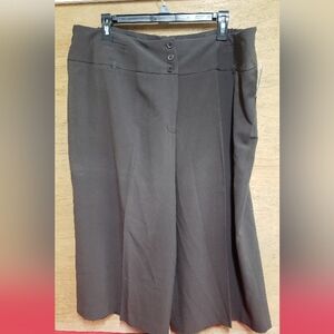 Cato Womens Brand New With Tags Brown Wide Leg Cropped 20W